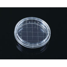 Aprovado pela CE 65 * 15mm Placa de Petri de Cultura de Plástico Descartável